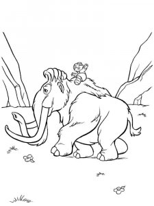 Ice Age coloring page 12 - Free printable