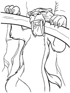 Ice Age coloring page 13 - Free printable