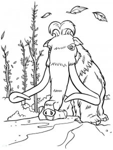 Ice Age coloring page 17 - Free printable