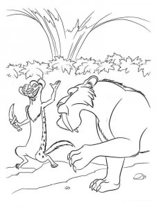 Ice Age coloring page 21 - Free printable