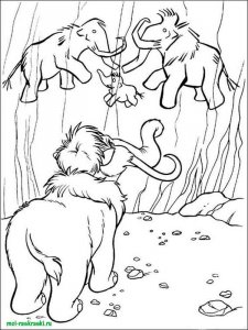 Ice Age coloring page 23 - Free printable