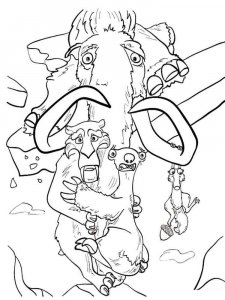 Ice Age coloring page 25 - Free printable