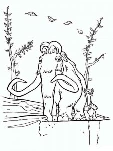 Ice Age coloring page 26 - Free printable