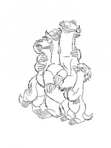 Ice Age coloring page 29 - Free printable