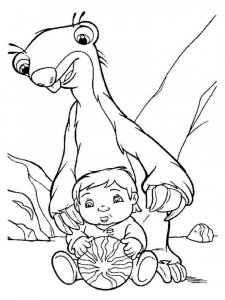 Ice Age coloring page 3 - Free printable