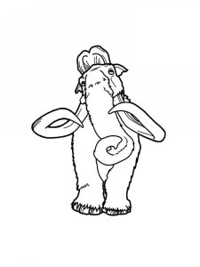Ice Age coloring page 33 - Free printable