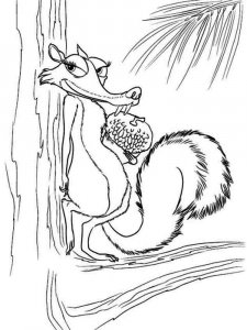 Ice Age coloring page 4 - Free printable