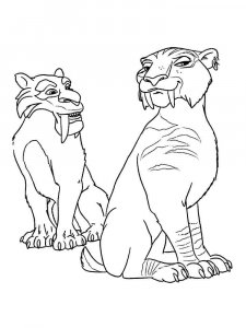 Ice Age coloring page 41 - Free printable