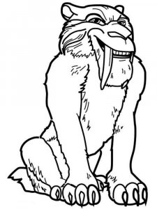 Ice Age coloring page 5 - Free printable