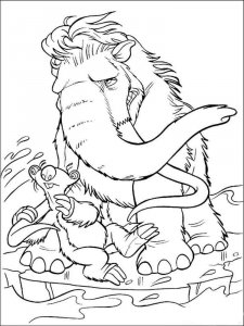 Ice Age coloring page 6 - Free printable