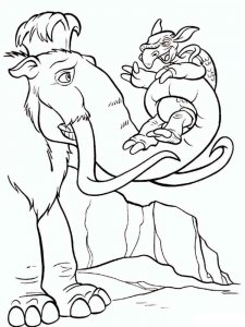 Ice Age coloring page 9 - Free printable