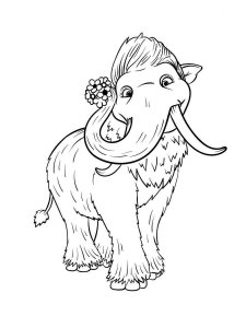 Ice Age coloring page 44 - Free printable