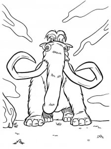 Ice Age coloring page 47 - Free printable