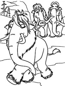 Ice Age coloring page 49 - Free printable