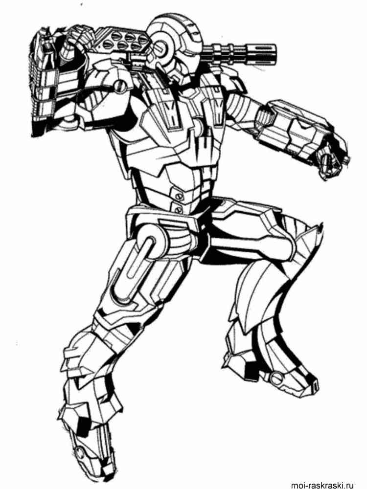 Free printable Iron Man coloring pages