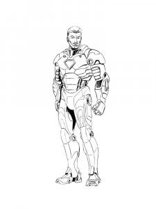 Iron Man coloring page 26 - Free printable