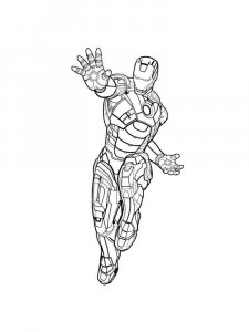 Iron Man coloring page 27 - Free printable