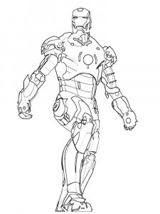 Iron Man coloring page 40 - Free printable