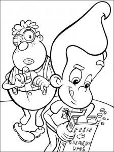 Jimmy Neutron coloring page 13 - Free printable