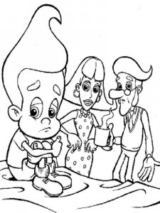 Jimmy Neutron coloring page 2 - Free printable