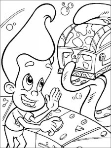 Jimmy Neutron coloring page 20 - Free printable
