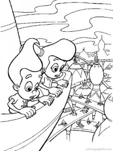 Jimmy Neutron coloring page 6 - Free printable