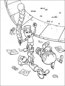 Jimmy Neutron coloring page 7 - Free printable