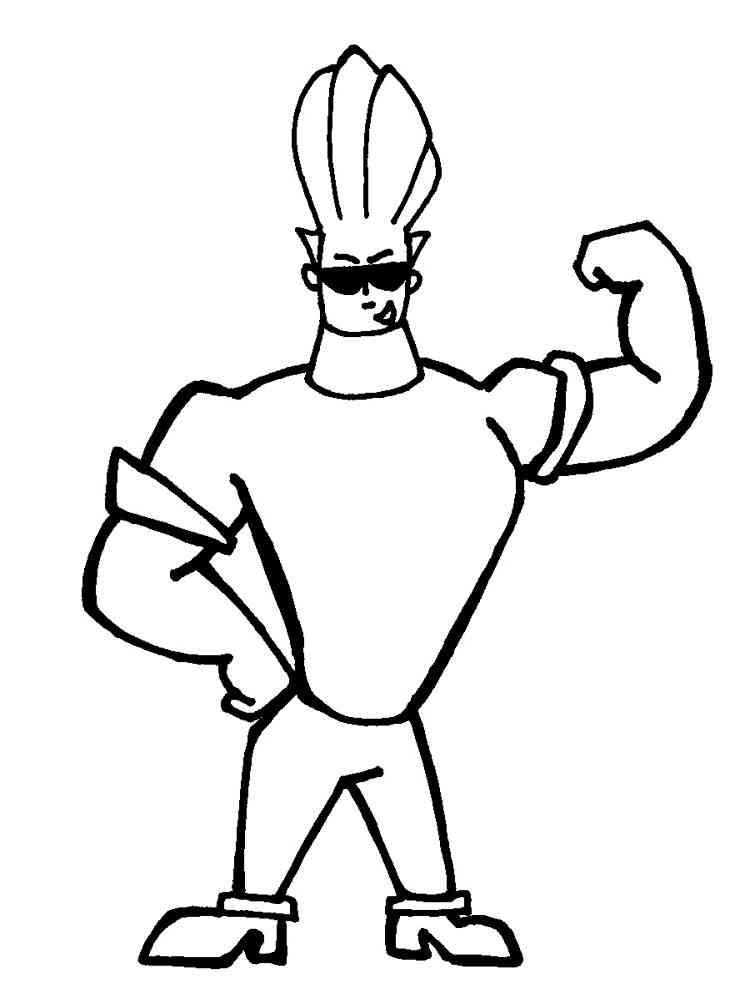 johnny test coloring pages from cartoon network - photo #25