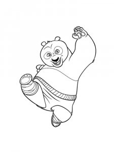 Kung Fu Panda coloring page 46 - Free printable