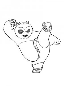Kung Fu Panda coloring page 48 - Free printable