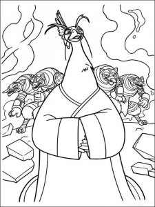 Kung Fu Panda coloring page 5 - Free printable