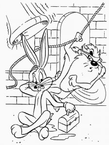 Looney Tunes Characters coloring page 11 - Free printable