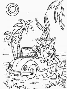 Looney Tunes Characters coloring page 14 - Free printable