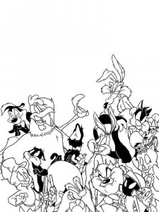 Looney Tunes Characters coloring page 23 - Free printable