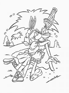 Looney Tunes Characters coloring page 28 - Free printable