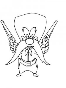 Looney Tunes Characters coloring page 3 - Free printable