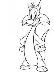 Looney Tunes Characters coloring page 8 - Free printable