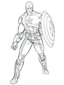 Marvel Superhero coloring page 16 - Free printable