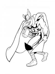 Marvel Superhero coloring page 23 - Free printable