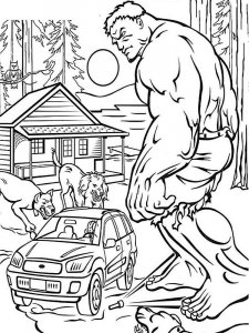 Marvel Superhero coloring page 27 - Free printable