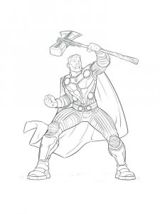Marvel Superhero coloring page 34 - Free printable