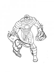 Marvel Superhero coloring page 35 - Free printable