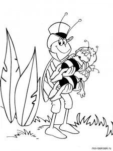 Maya the Bee coloring page 18 - Free printable