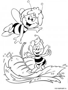 Maya the Bee coloring page 21 - Free printable