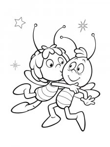 Maya the Bee coloring page 22 - Free printable