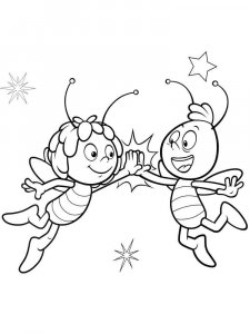 Maya the Bee coloring page 23 - Free printable
