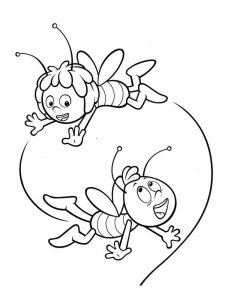 Maya the Bee coloring page 24 - Free printable