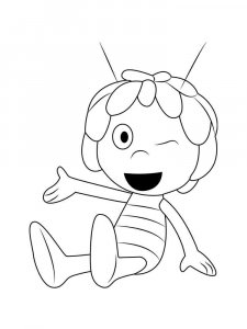 Maya the Bee coloring page 25 - Free printable