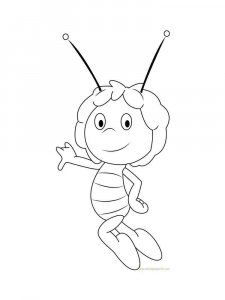Maya the Bee coloring page 27 - Free printable