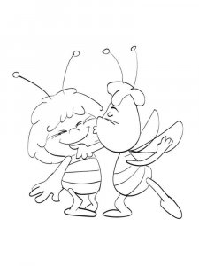 Maya the Bee coloring page 28 - Free printable